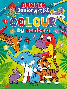 portada Junior Artist Bumper Colour by Numbers (Bumper Colouring Books)
