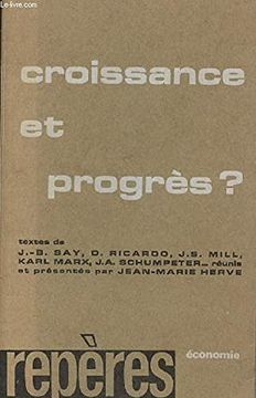 portada Croissance et Progres?
