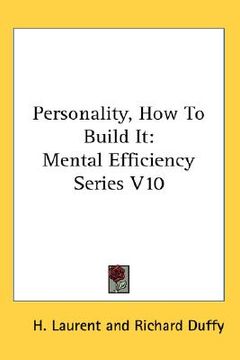 portada personality, how to build it: mental efficiency series v10 (en Inglés)