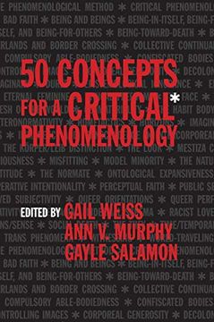 portada 50 Concepts for a Critical Phenomenology (in English)
