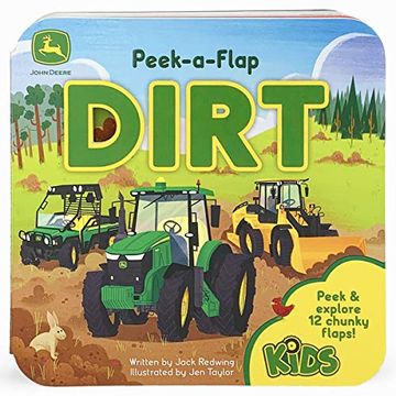 portada Dirt (John Deere Peek-A-Flap Board Book) (in English)