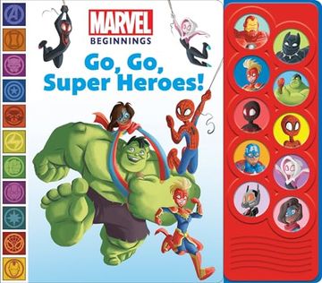 portada Marvel Beginnings: Go, go, Super Heroes! Sound Book