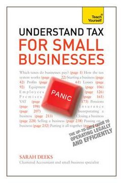 portada understand tax for small businesses. sarah deekes (en Inglés)