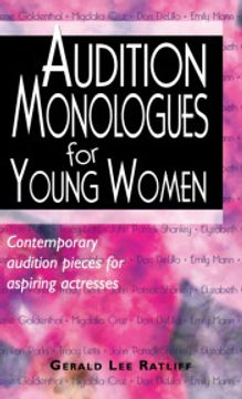 portada Audition Monologues for Young Women: Contemporary Audition Pieces for Aspiring Actresses (en Inglés)