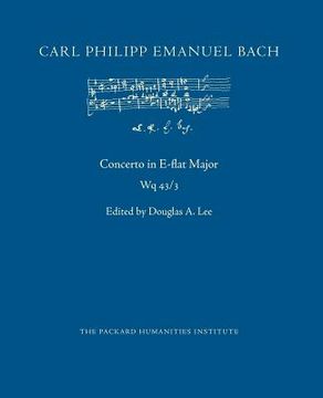 portada Concerto in E-flat Major, Wq 43/3 (en Inglés)