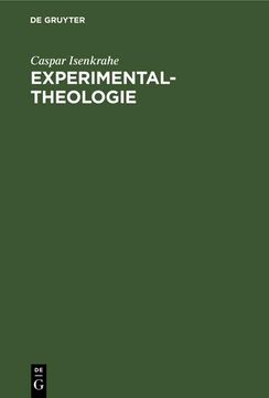 portada Experimental-Theologie: Behandelt vom Standpunkte Eines Naturforschers (German Edition) (in German)