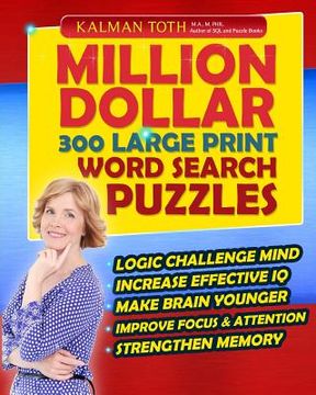 portada Million Dollar 300 Large Print Word Search Puzzles (in English)