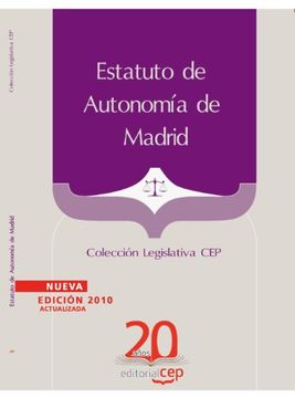 portada Estatuto de Autonomía de Madrid (Colección 817)