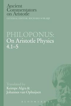 portada Philoponus: On Aristotle Physics 4.1-5