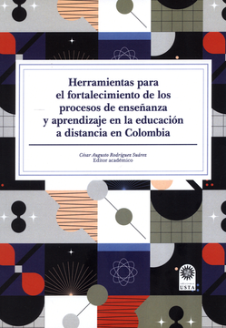 portada HERRAMIENTAS PARA EL FORTALECIMIENTO DE LOS PROCESOS DE ENSEÑANZA Y APRENDIZAJE EN LA EDUCACION A DISTANCIA (in Spanish)