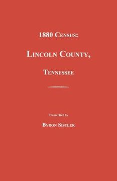 portada 1880 census, lincoln county, tennessee (en Inglés)