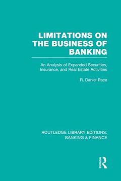 portada Limitations on the Business of Banking (Rle Banking & Finance) (en Inglés)