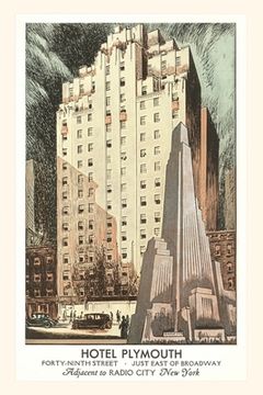portada Vintage Journal Hotel Plymouth, New York City (en Inglés)