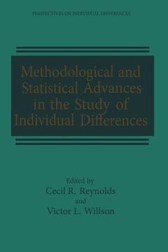 portada Methodological and Statistical Advances in the Study of Individual Differences