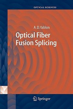 portada optical fiber fusion splicing (en Inglés)