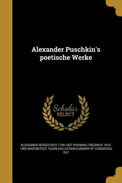 portada Alexander Puschkin's poetische Werke (en Alemán)