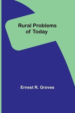 portada Rural Problems of Today (in English)