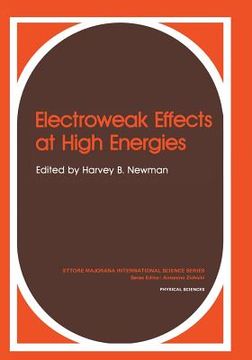 portada Electroweak Effects at High Energies (en Inglés)