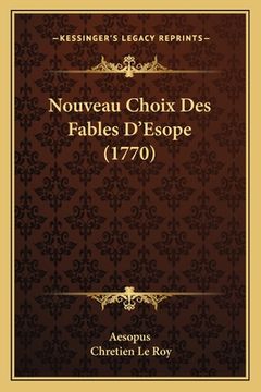 portada Nouveau Choix Des Fables D'Esope (1770) (en Francés)