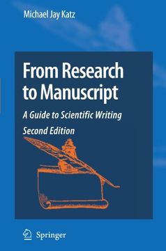 portada From Research to Manuscript: A Guide to Scientific Writing (in English)