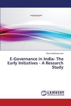 portada E-Governance in India- The Early Initiatives - A Research Study