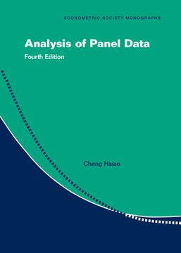 portada Analysis of Panel Data (Econometric Society Monographs) (en Inglés)