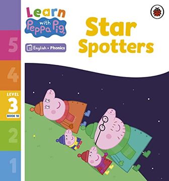 portada Learn With Peppa Phonics Level 3 Book 10 - Star Spotters (Phonics Reader) (en Inglés)