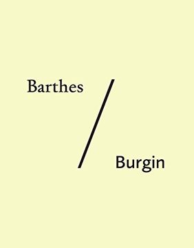 portada Barthes/Burgin (in English)