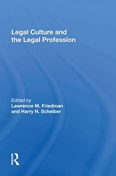 portada Legal Culture and the Legal Profession (en Inglés)