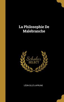 portada La Philosophie de Malebranche (in French)