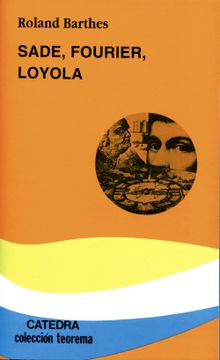 portada Sade, Fourier, Loyola (Teorema. Serie Menor) (in Spanish)