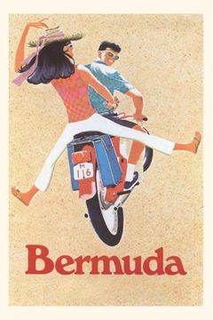 portada Vintage Journal Couple on Bike in Bermuda Travel Poster