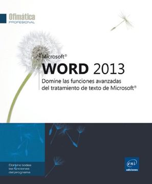 portada WORD 2013-DOMINE FUNCIONES AVANZADAS TRATAMIENTO TEXTO MICR