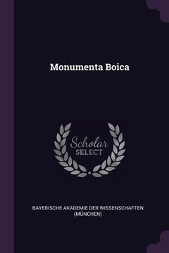 portada Monumenta Boica (en Inglés)