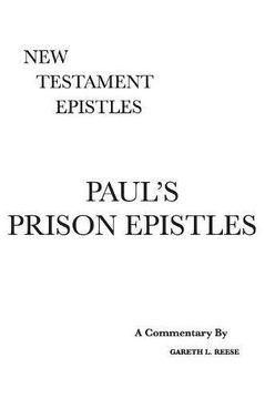 portada Paul's Prison Epistles: A Critical & Exegetical Commentary (en Inglés)