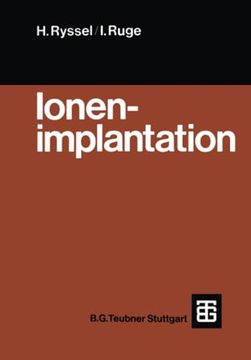 portada Ionenimplantation (en Alemán)
