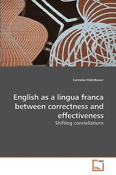 portada english as a lingua franca between correctness and effectiveness (en Inglés)