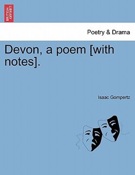 portada devon, a poem [with notes]. (en Inglés)