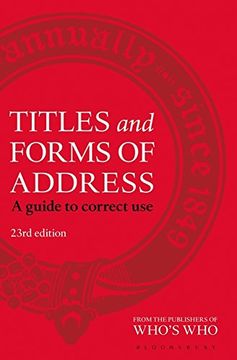 portada Titles and Forms of Address