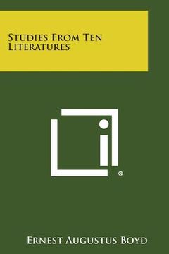 portada Studies from Ten Literatures (in English)