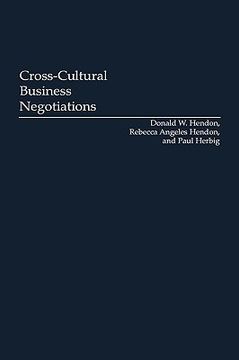 portada cross-cultural business negotiations (in English)
