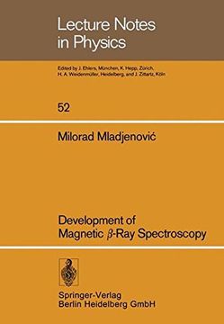 portada development of magnetic b-ray spectroscopy (en Inglés)