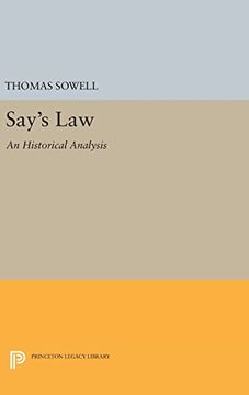 portada Say's Law: An Historical Analysis (Princeton Legacy Library) (in English)