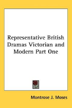 portada representative british dramas victorian and modern part one (in English)