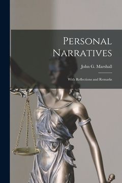 portada Personal Narratives [microform]: With Reflections and Remarks
