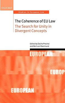 portada The Coherence of eu Law: The Search for Unity in Divergent Concepts (Oxford Studies in European Law) (en Inglés)