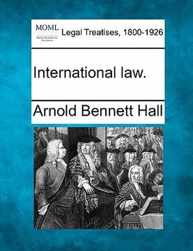portada international law. (en Inglés)