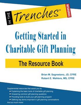 portada Getting Started in Charitable Gift Planning: The Resource Book (en Inglés)