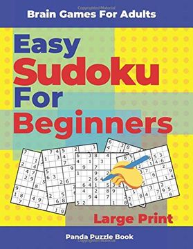 portada Brain Games for Adults - Easy Sudoku for Beginners Large Print: Logic Games Adults 