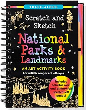 portada Scratch and Sketch National Parks & Landmarks (Trace-Along) (en Inglés)